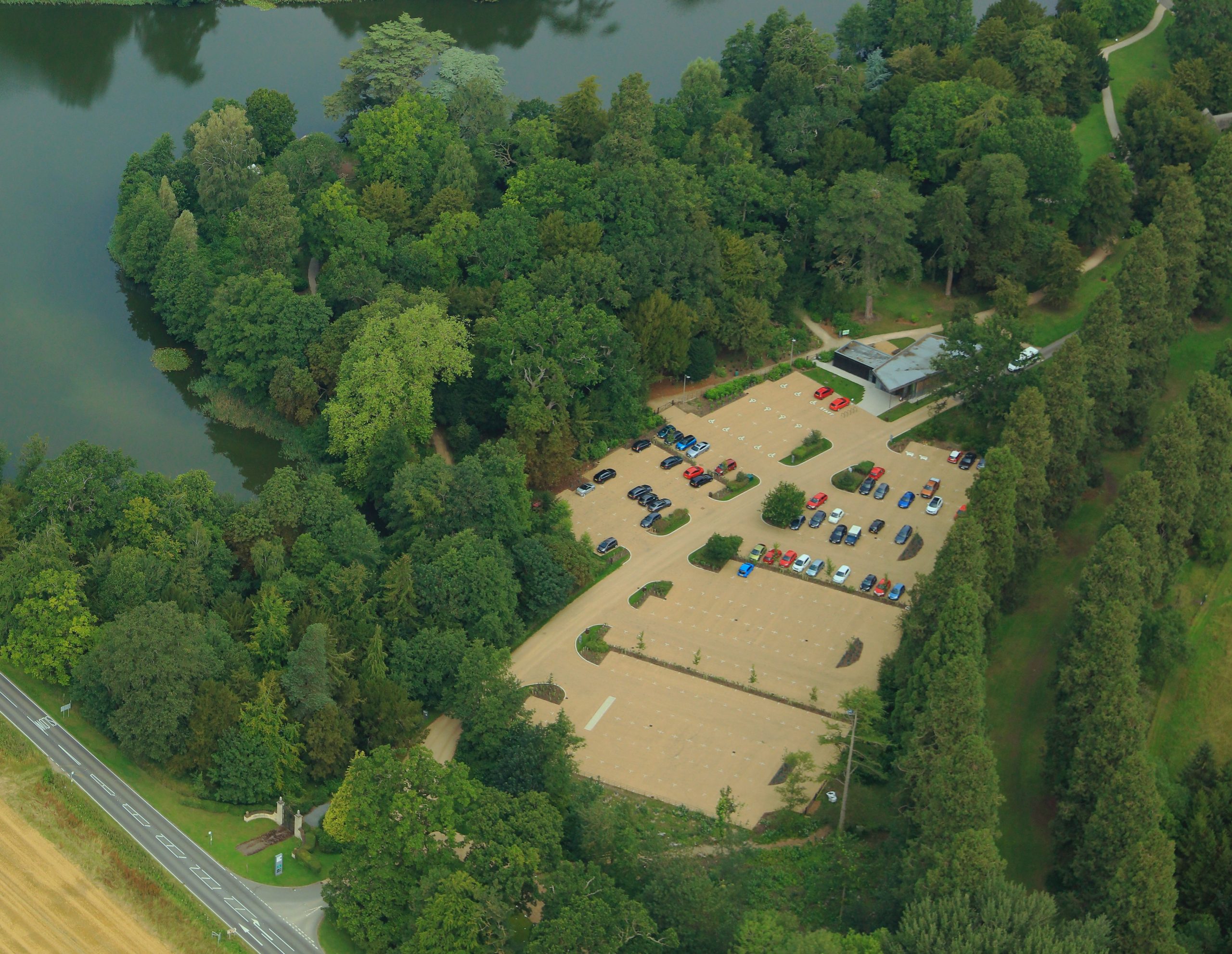 Photo of finished car park